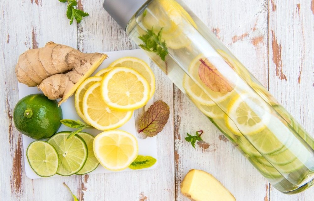 Detox chanh và gừng tăng sức đề kháng