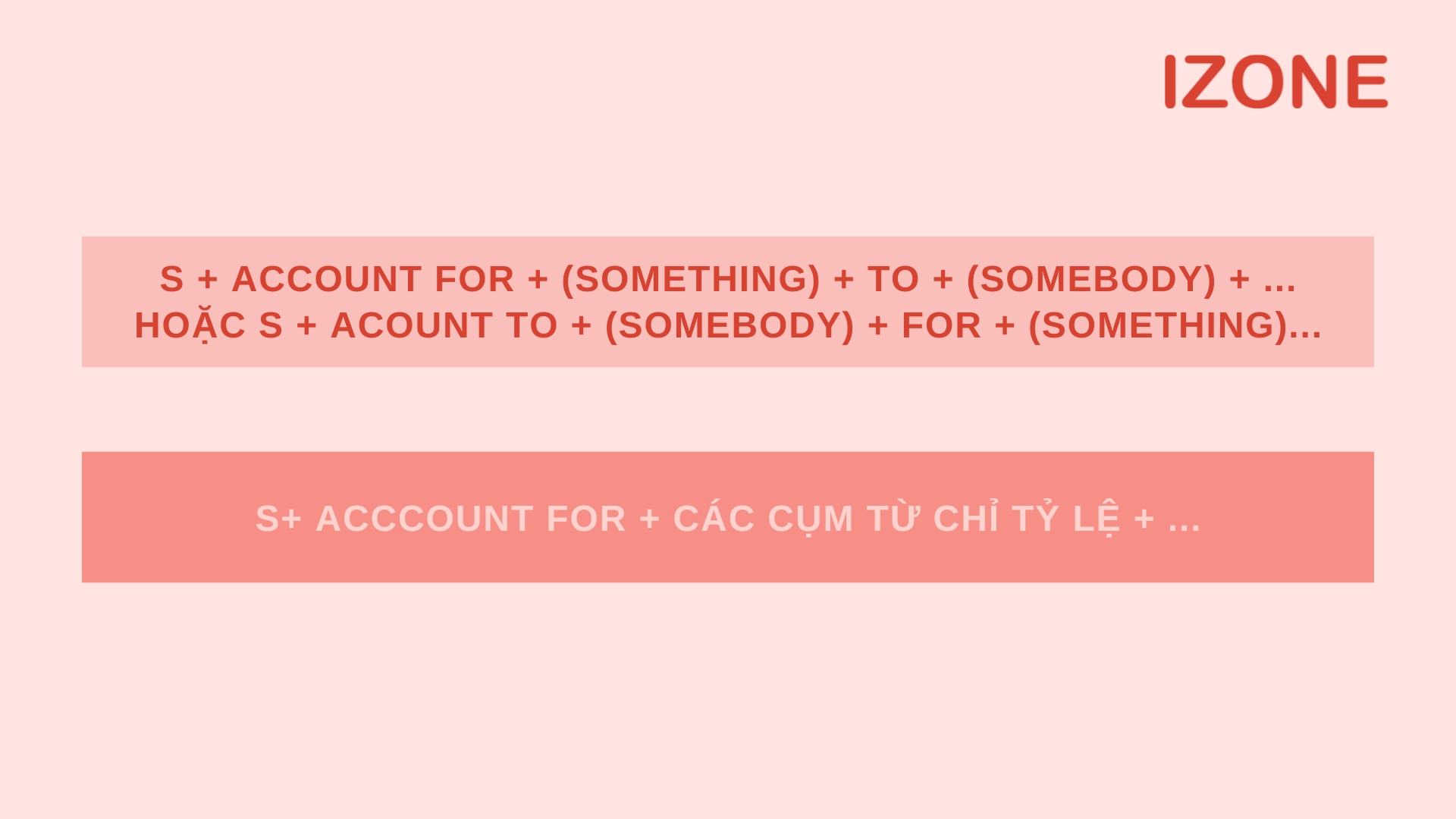 account for là gì