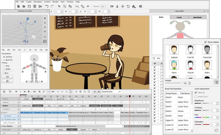 Phần mềm CrazyTalk Animator