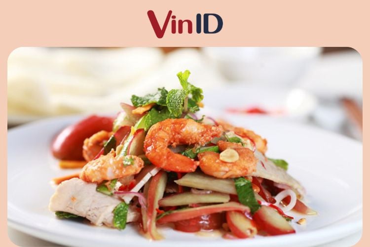 Salad mận đỏ