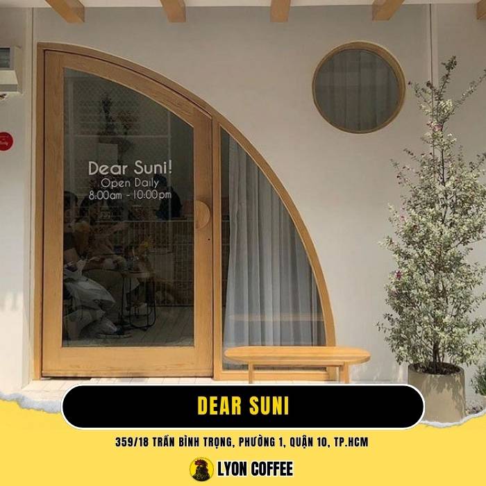 DEAR SUNI - Quán cà phê quận 10 view đẹp kiểu Nhật Bản