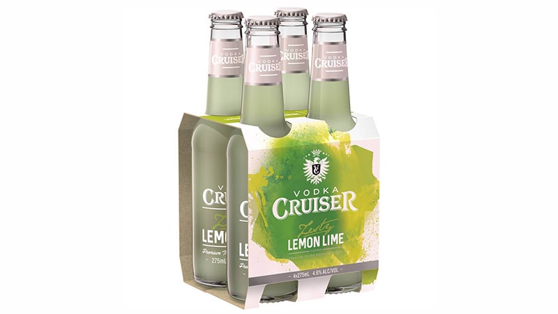 Rượu Vodka Cruiser Zesty Lemon - Lime