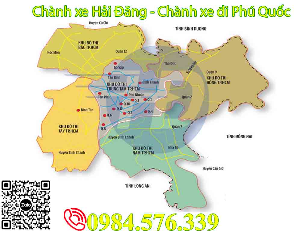 Chành xe Hải Đăng giao nhận vận chuyển hàng hóa tại Hồ Chí Minh (Sài Gòn)