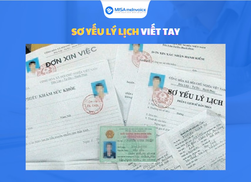 sơ yếu lý lịch viết tay