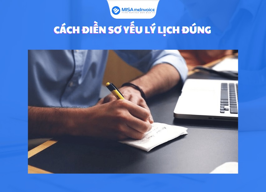 cách viết sơ yếu lý lịch đúng