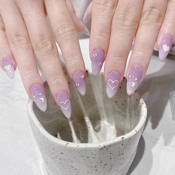 Mẫu nail sơn thạch tự nhiên