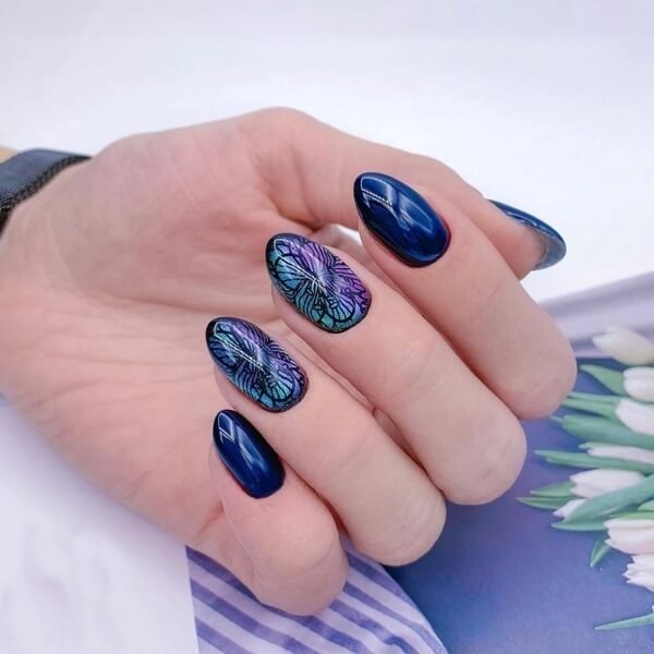 Mẫu nail phong thủy