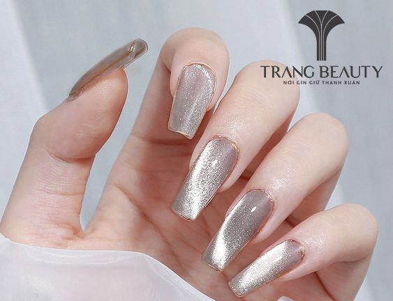 Nail cho móng ngắn mắt mèo độc đáo