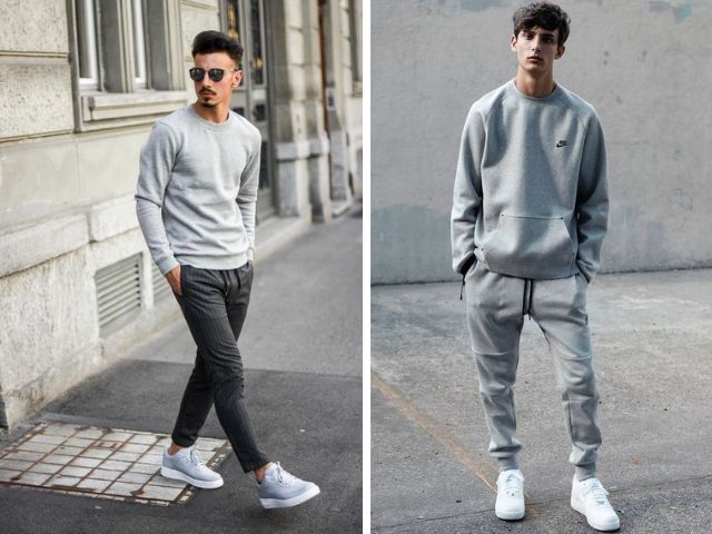 Áo sweater và quần Jogger