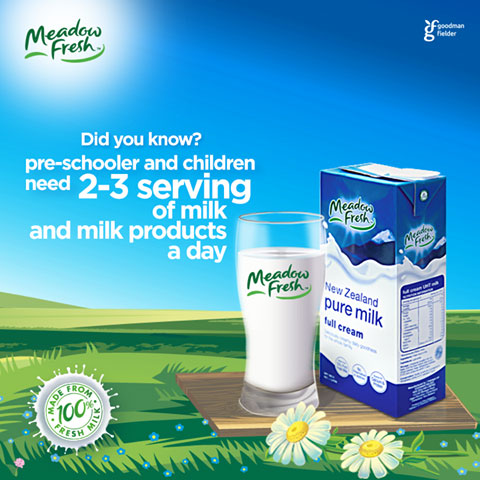 sữa tươi nguyên kem meadow fresh hộp 1 lít