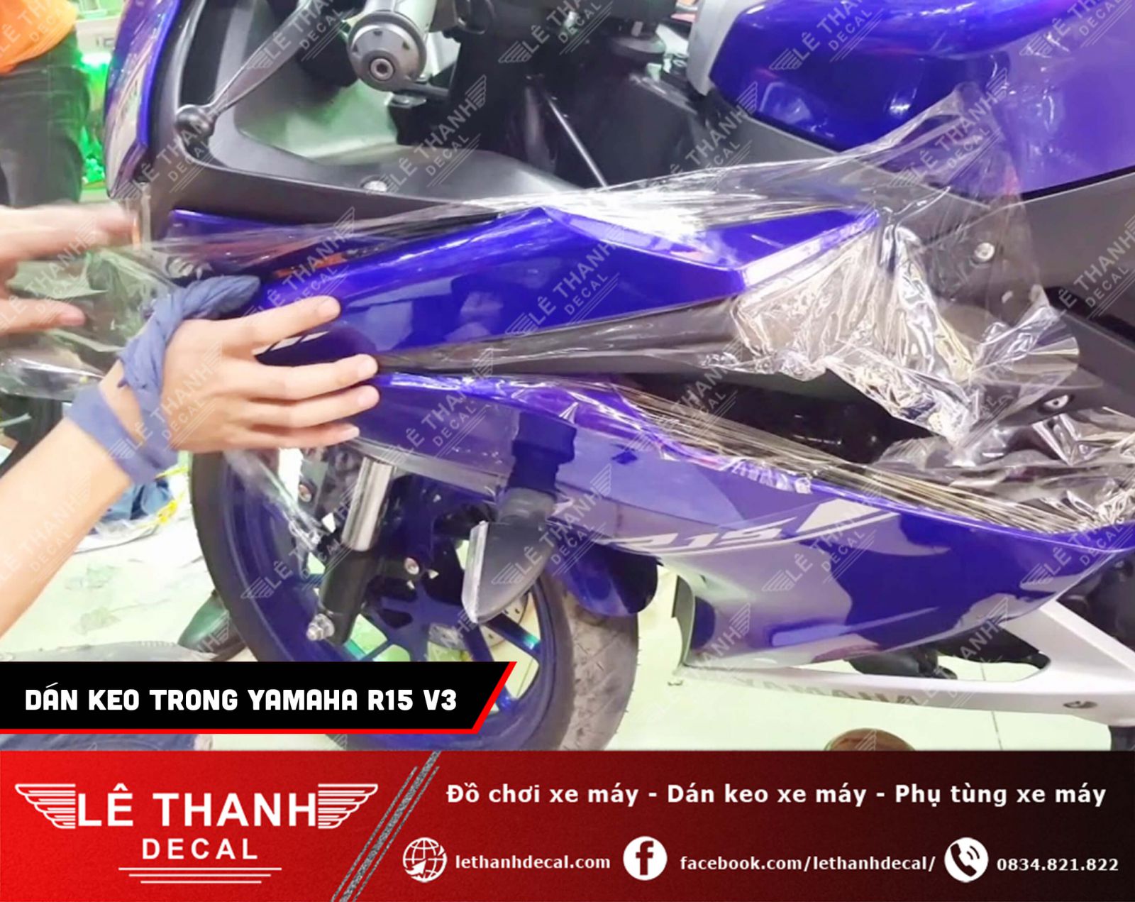 Dan keo trong Yamaha R15 V3 4