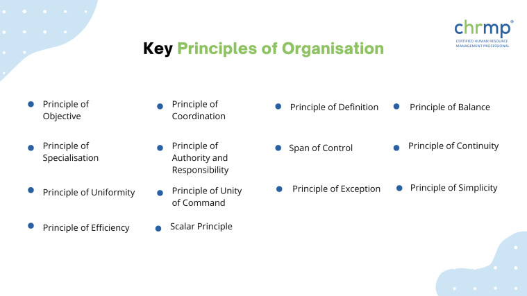 14 principles of organisation