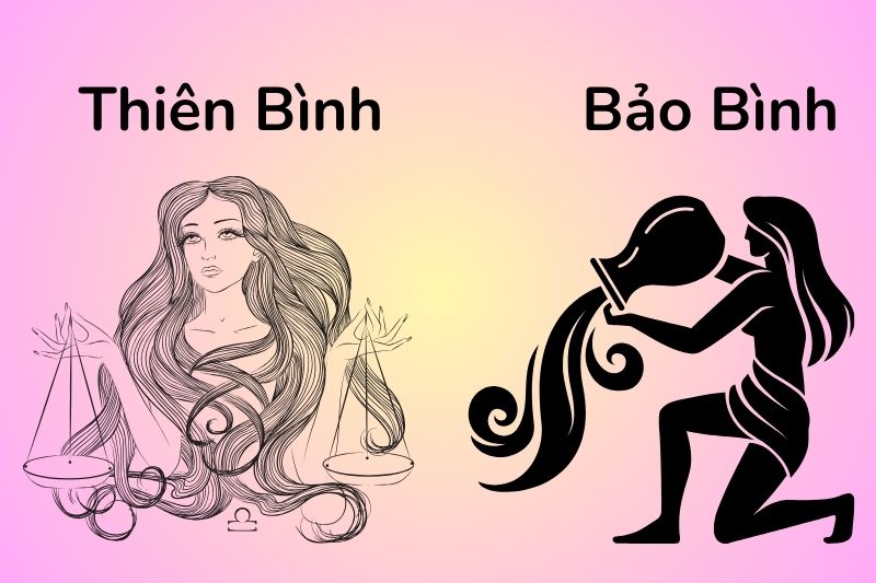 Thiên Bình hợp với cung Bảo Bình