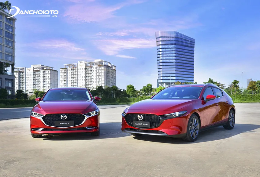 Mazda 3 mang đến đầy đủ hai dòng biến thể sedan và hatchback