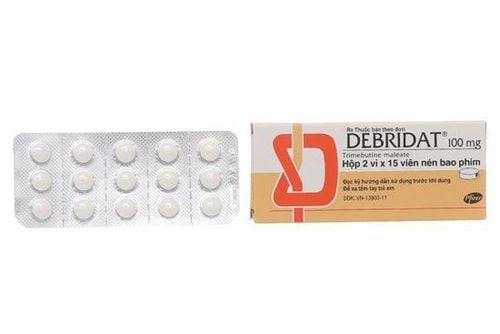 Debridat 100mg là thuốc dạng viên nén bao phim có hoạt chất chính là trimebutin 100mg