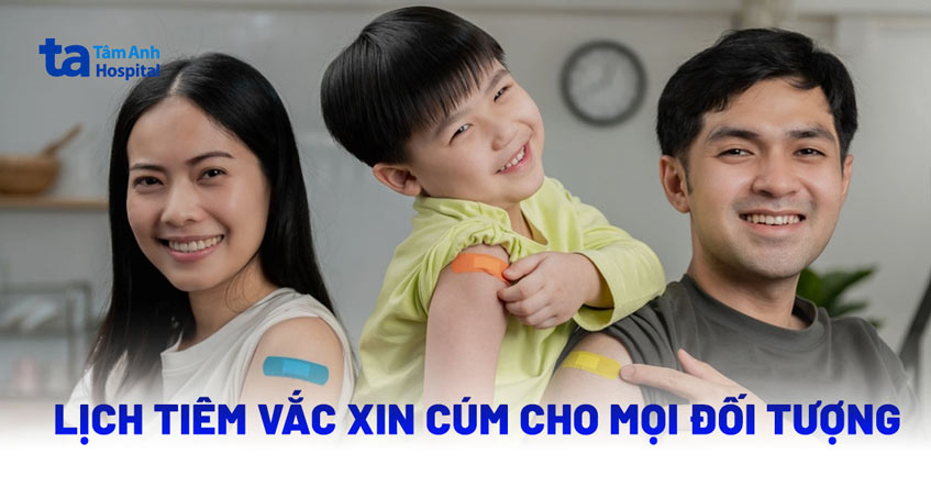 Lịch tiêm vắc xin cúm