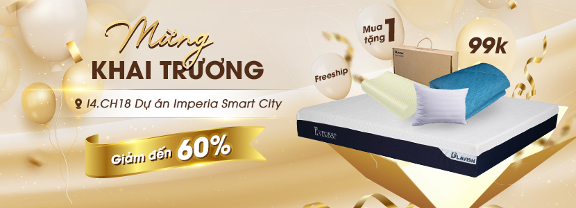 Đệm Xinh Luxury khai trương cửa hàng, ưu đãi tới 60%