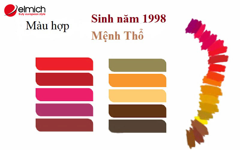 Hình 2: Tuổi 1998 hợp màu gì luôn được chú trọng quan tâm