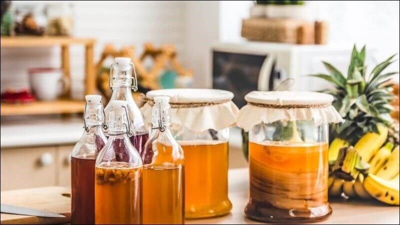 Trà Kombucha giúp bổ sung lợi khuẩn, hỗ trợ tiêu hóa và giúp giảm cân