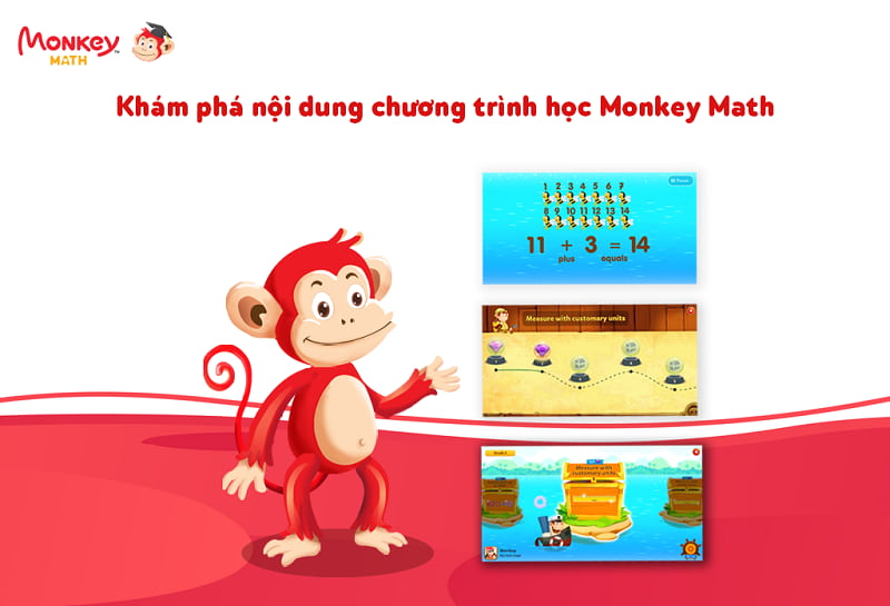 Monkey Math - Ứng dụng học toán bằng tiếng Anh số 1 cho trẻ mầm non & tiểu học. (Ảnh: Monkey)