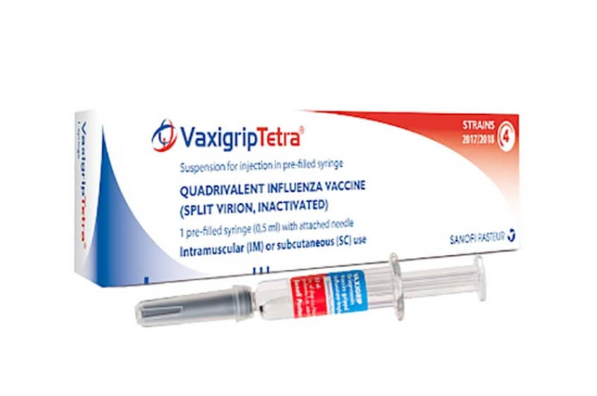 vaccine cúm mùa vaxigrip tetra