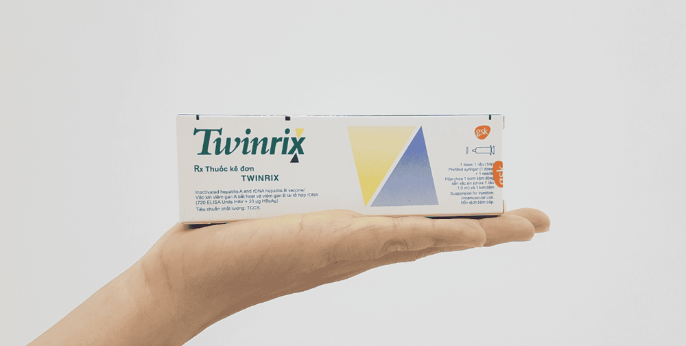 Vắc-xin Twinrix được sản xuất bởi công ty GSK (Bỉ)