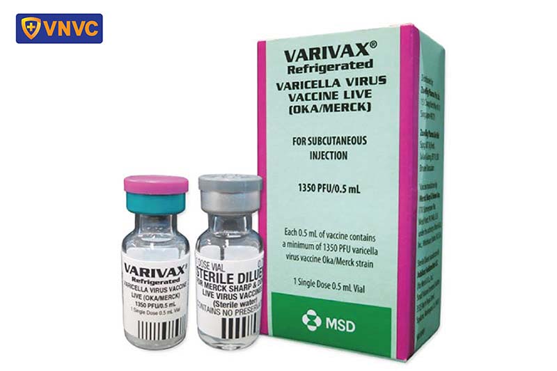 vắc xin VARIVAX phòng bệnh thủy đậu