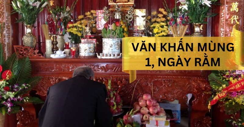 Văn khấn mùng 1, ngày rằm hàng tháng