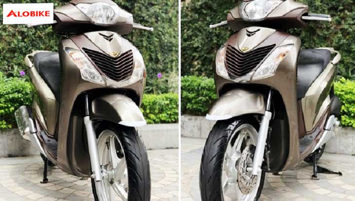 Thiết kế đầu xe của SH 125i nhập khẩu Ý 2012 