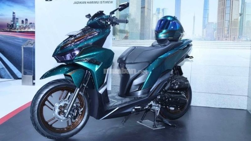 Vario 150 độ kiểng đẹp màu xanh ngọc mộng mơ