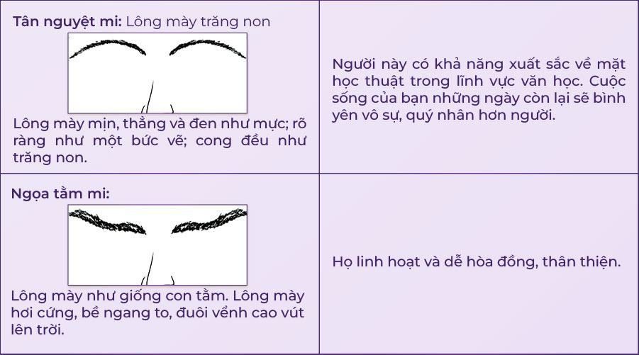 xem tướng lông mày nữ