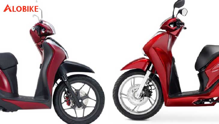 So sánh phiên bản xe SH mode và SH 125i