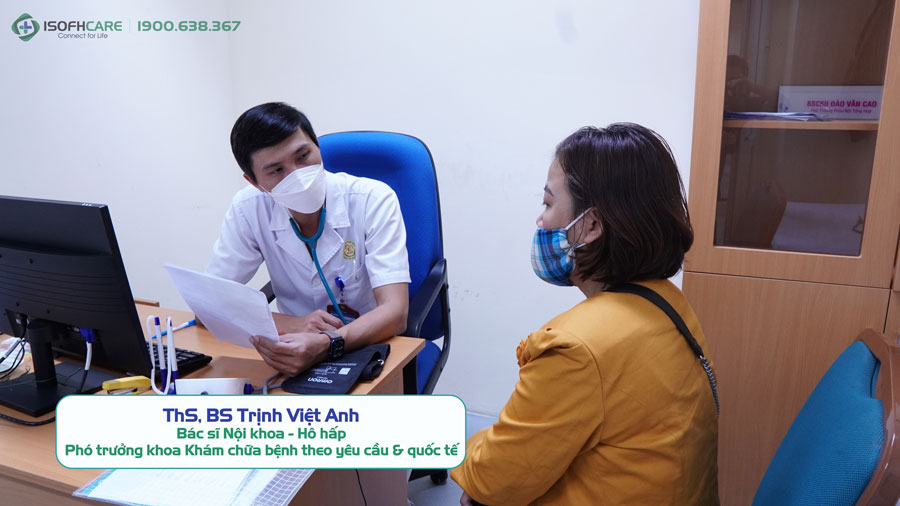 Bác sĩ Hậu hiện đang công tác tại Phòng khám Đa khoa Hưng Việt