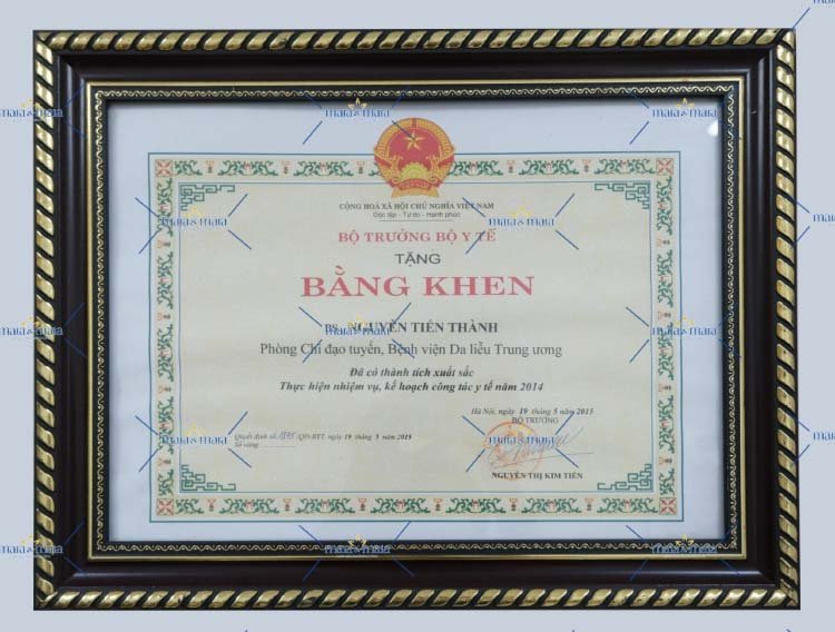 bang khen bac si thanh 8