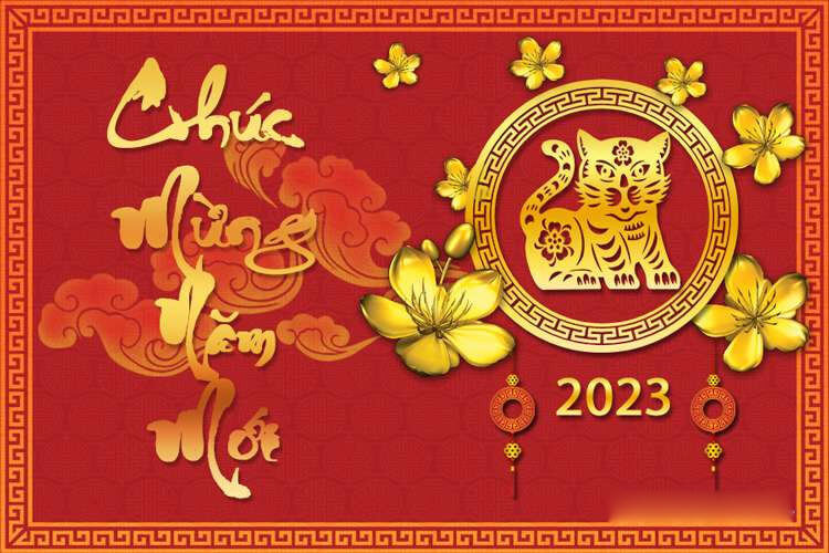 Ảnh chúc năm mới 2023 đẹp