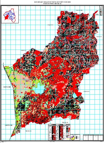 Bản đồ quy hoạch huyện Chư Prông