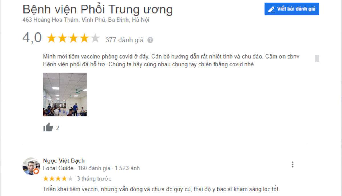 review bv da khoa phuong dong xet nghiem pcr