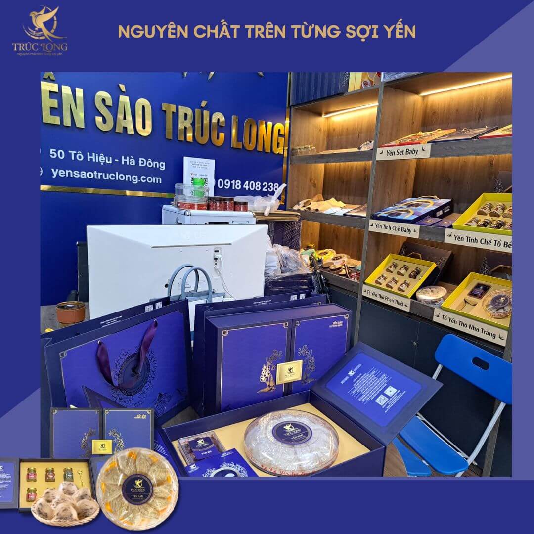 cửa hàng yến sào Trúc long