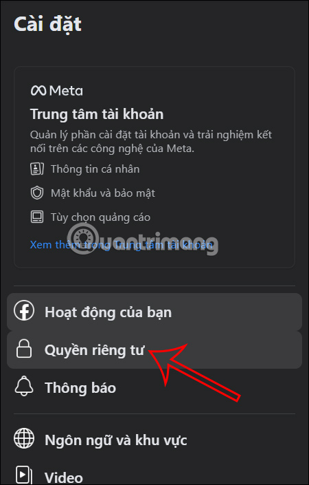 Chặn trên Facebook