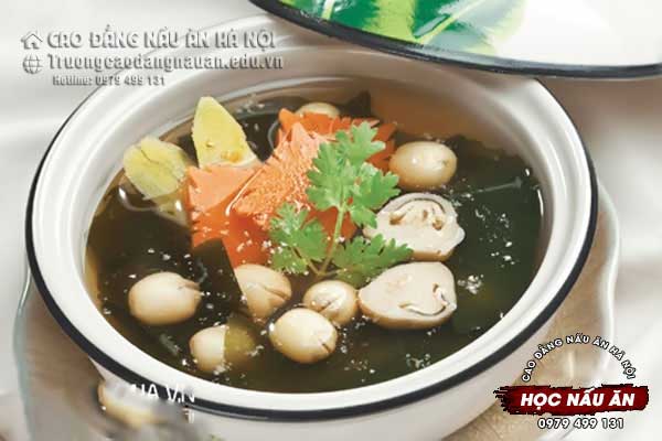 dạy nấu canh rong biển