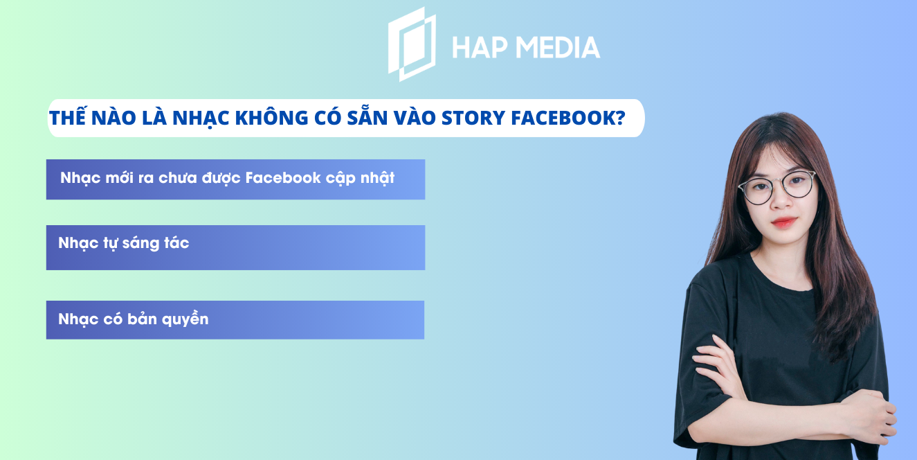 Thế nào là nhạc không có sẵn vào story Facebook?