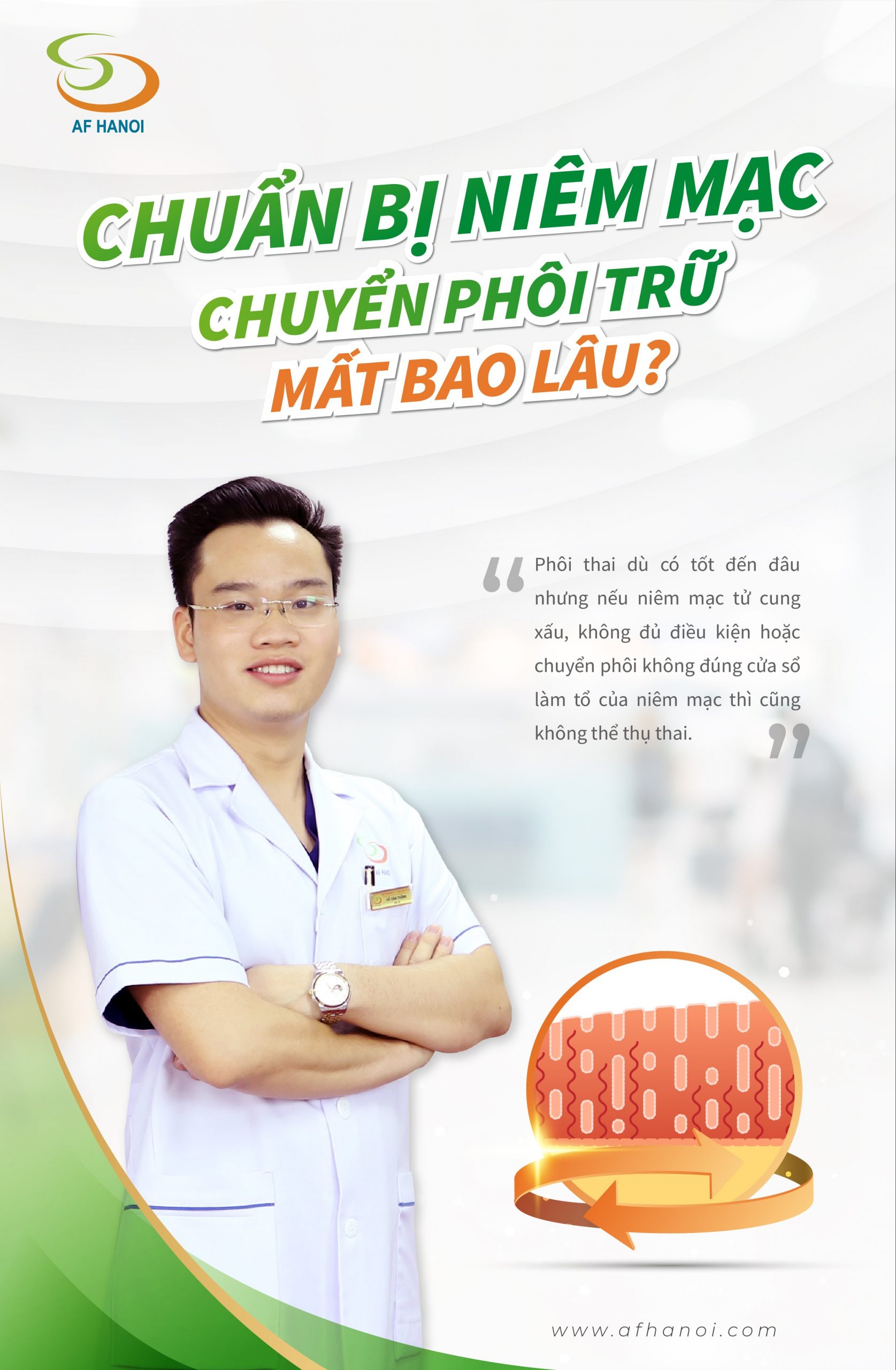 Chuẩn bị niêm mạc chuyển phôi trữ