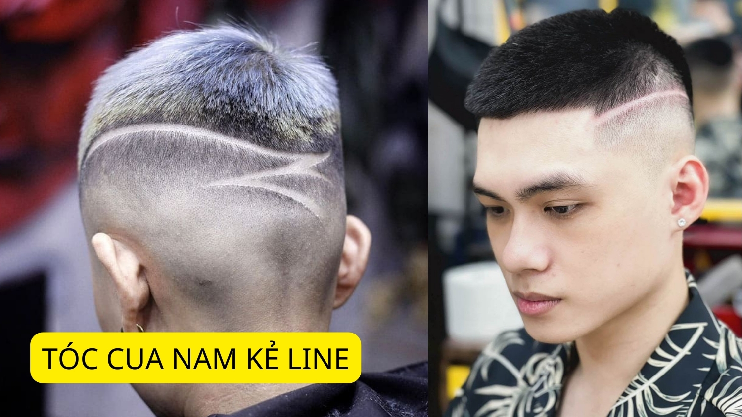 tóc cua nam kẻ line