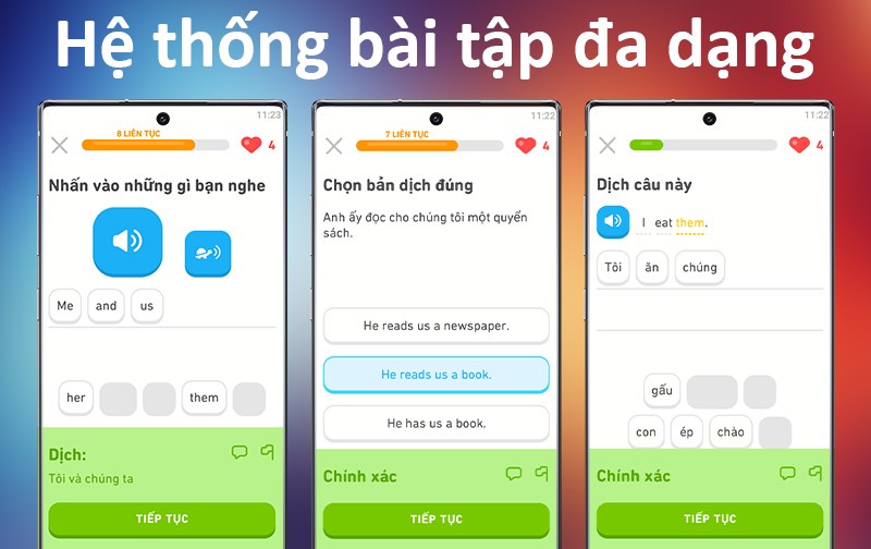 1. Nội dung các chương trình học hoàn toàn miễn phí