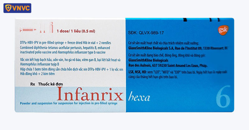 vắc xin infanrix hexa