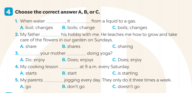 Giải SBT Tiếng Anh 7 Global Success Unit 1 Vocabulary & Grammar