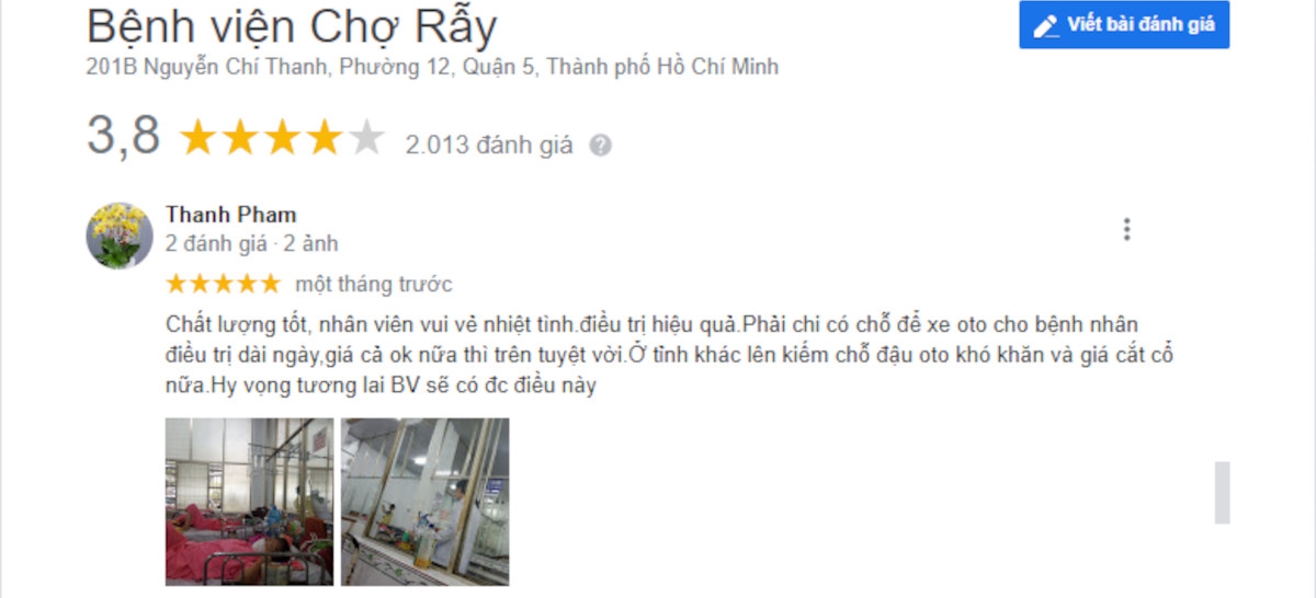 review khám nội thận bv chợ rẫy