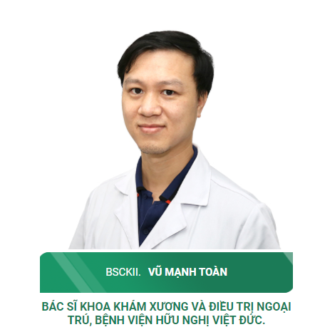 ThS. BS Nguyễn Trọng Tài - Bác sĩ Khoa Khám xương và điều trị ngoại trú