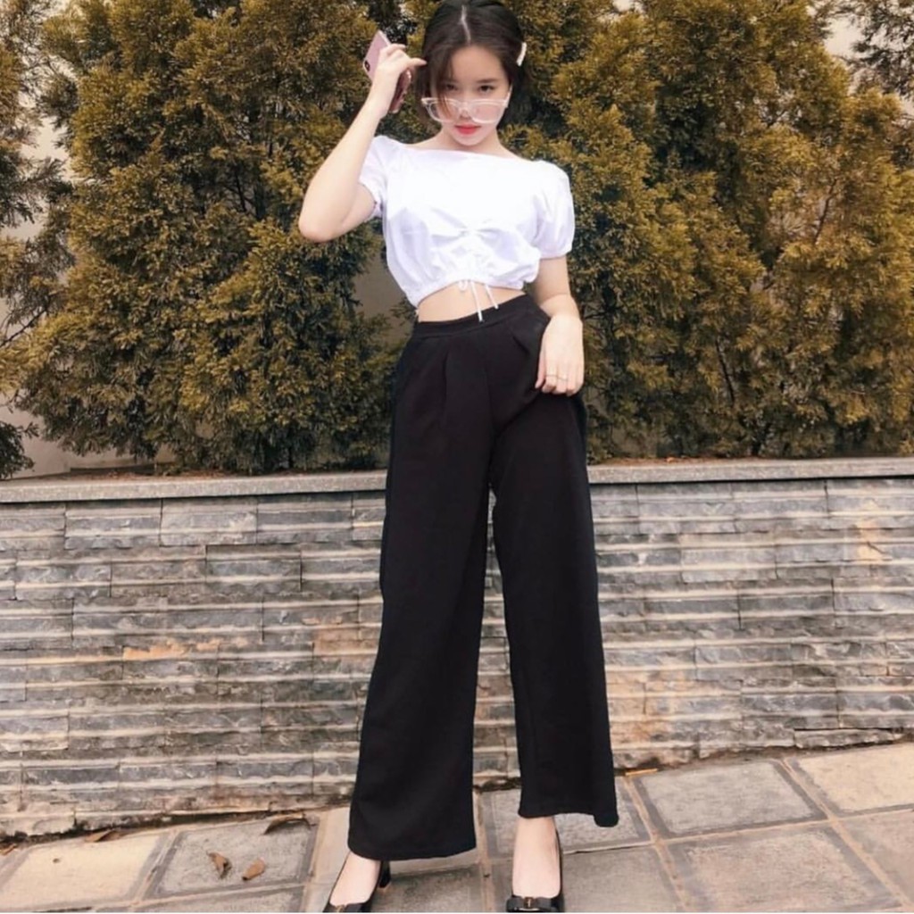 Phối với quần culottes