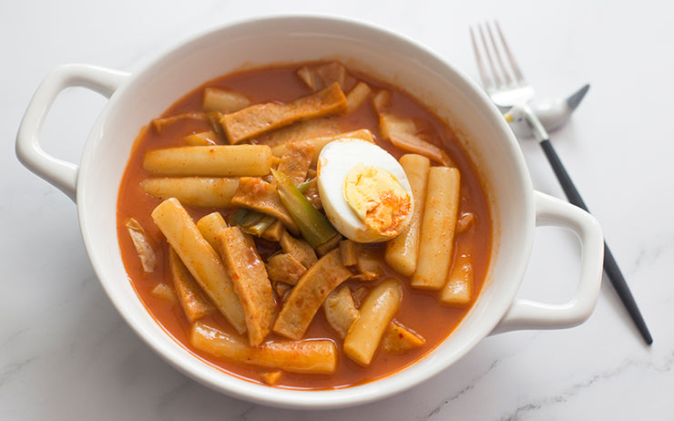 cách làm tokbokki bằng bột gạo